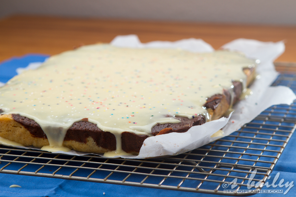 Permalink to: Black & White Peanut Butter Chip Brownies