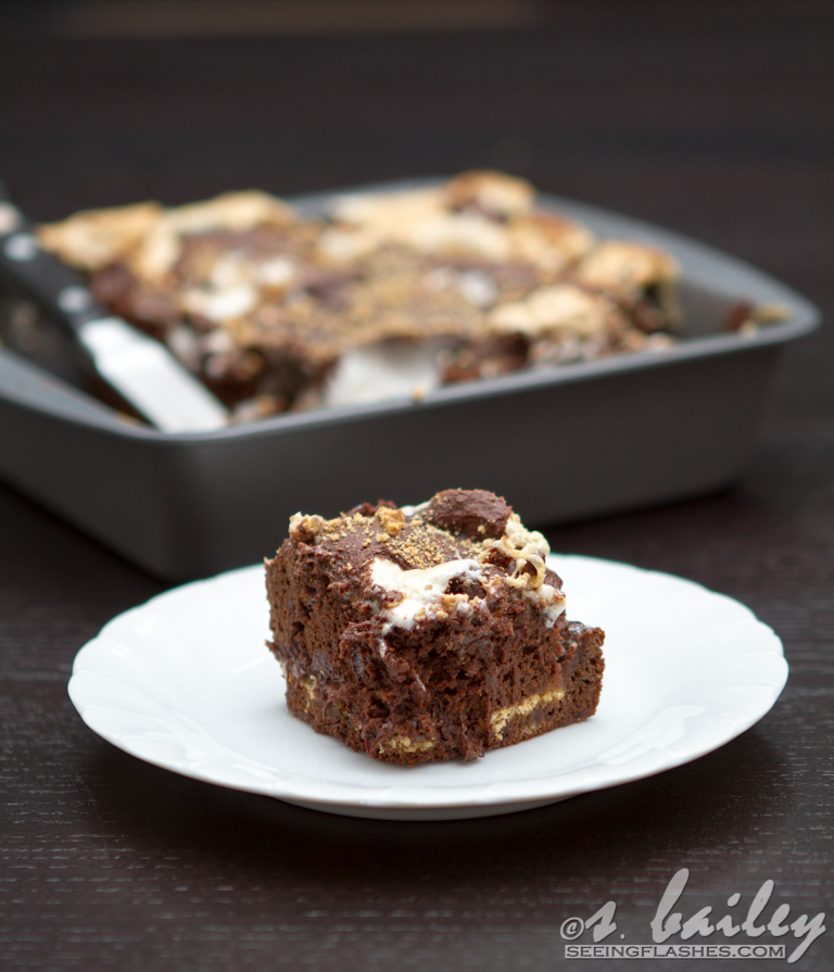 Permalink to: Skinnified Sunday: S'mores Brownies
