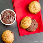 Permalink to: Gingerbread Whoopie Pies with Eggnog Dark Chocolate Ganache Filling {Vegan}