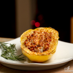Permalink to: Spaghetti Squash Boats Spaghetti Squash Boats: All the flavor of hearty, comforting spaghetti and meat sauce, in a healthy, low-carb option.