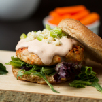 Permalink to: Drink & Dish: Buffalo Turkey Burgers
