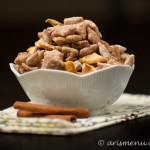 Permalink to: Apple Cinnamon Puppy Chow Apple Cinnamon Puppy Chow: Easy, sweet, cinnamon-y puppy chow is the perfect, addicting fall treat!