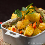 Permalink to: Drink & Dish: Cornbread Sausage Stuffing {gluten-free} Cornbread Sausage Stuffing: My family fights over the the leftovers from this stuffing every Thanksgiving! Big chunks of cornbread, sweet Italian turkey sausage, plenty of veggies and herbs and the secret ingredient -- TRUFFLE OIL -- make this a true, unforgettable classic!