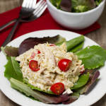 Permalink to: Pesto Chicken Salad {without mayo}