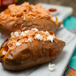 Permalink to: Buffalo Chicken Stuffed Sweet Potatoes