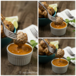 Permalink to: Thai Turkey Meatballs with Peanut Dipping Sauce
