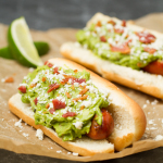 Permalink to: Spicy Bacon Guacamole Dogs