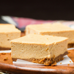 Permalink to: Pumpkin Cheesecake Bars Pumpkin Cheesecake Bars: Ultra silky pumpkin cheesecake with a gingersnap crust. My family's favorite Thanksgiving dessert!