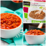Permalink to: Spicy Vegan Meatless Sauce Healthy, vegan, protein-packed & gluten-free Spicy Meatless Sauce