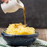 Parmesan Garlic Brown Butter Spaghetti Squash: The ultimate healthy comfort side dish!