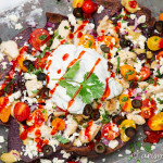 Permalink to: Mediterranean Nachos Mediterranean Nachos: Taking comfort food to the next level with this Mediterranean inspired twist!